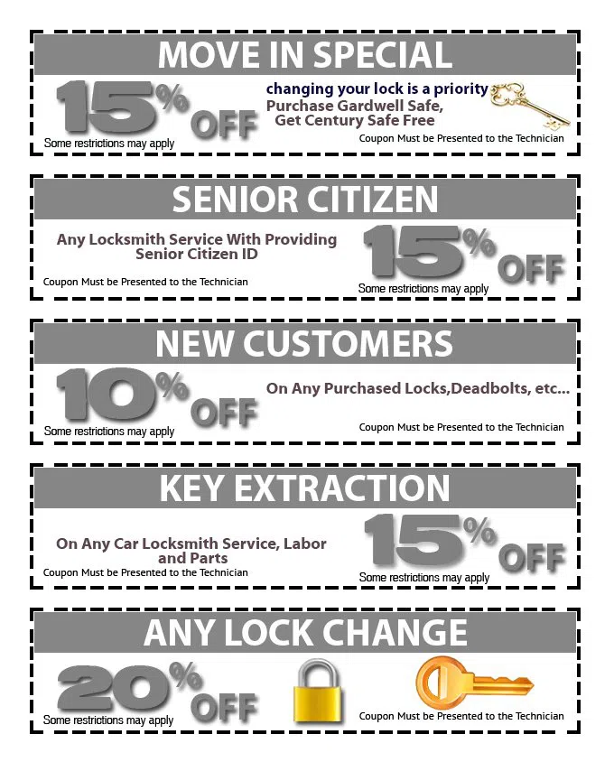 Spring Glen FL Locksmith Store, Jacksonville, FL 904-602-7376 - coupons18-set-five